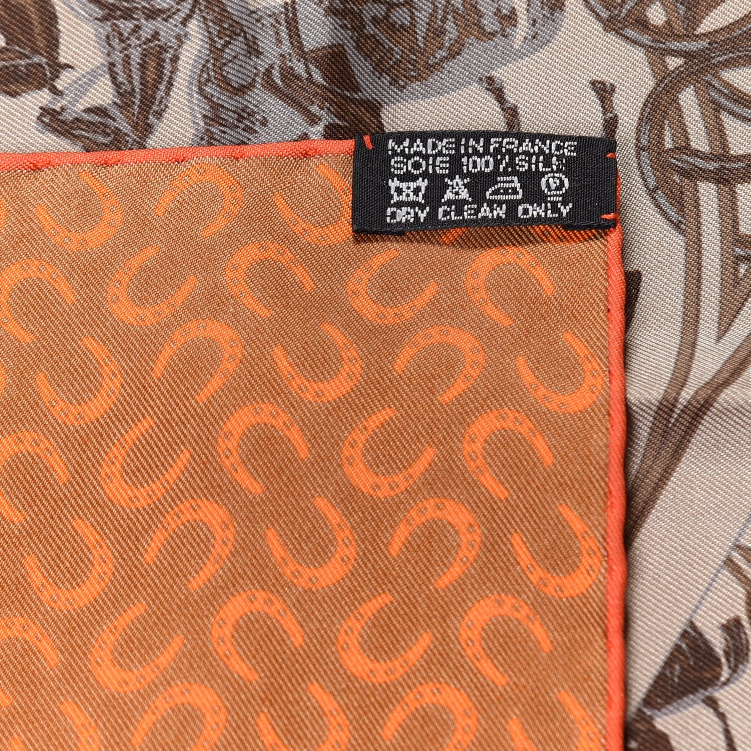 Hermes Silk A Cheval Sur Mon Carre Scarf 90 3 of 4