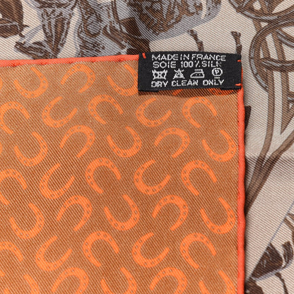 Hermes Silk A Cheval Sur Mon Carre Scarf 90 3 of 4