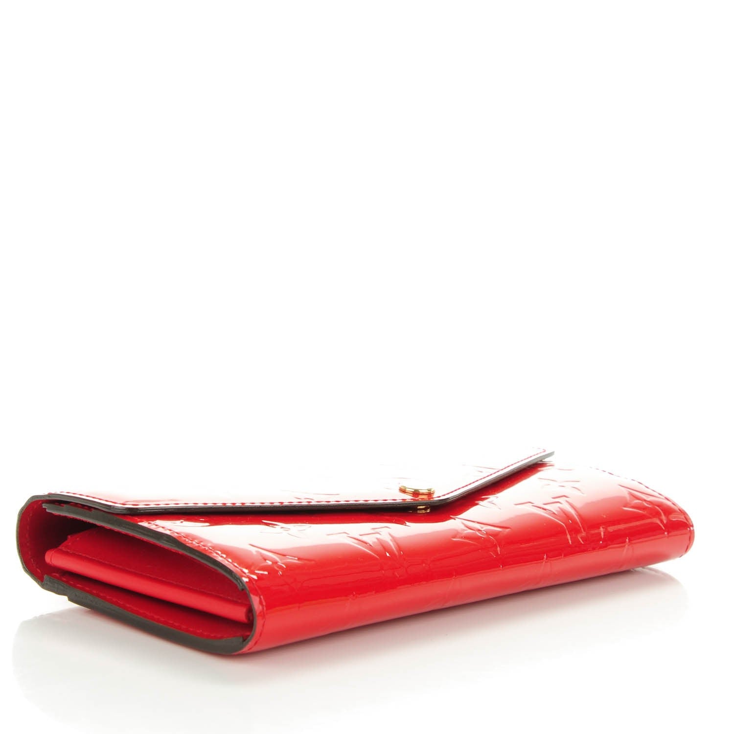 Louis Vuitton Vernis Sarah Wallet NM Cherry 4 of 7