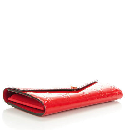 Louis Vuitton Vernis Sarah Wallet NM Cherry 4 of 7