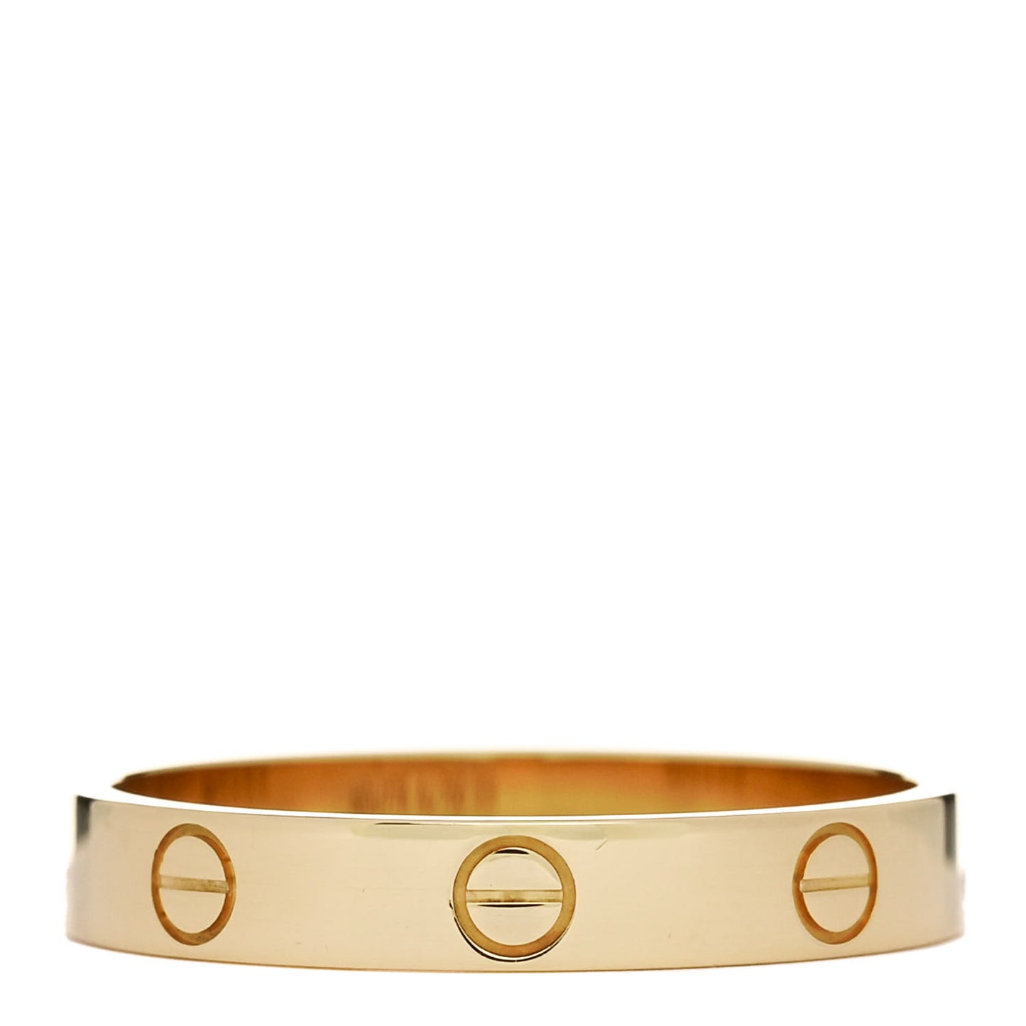 18K Yellow Gold 3.5mm LOVE Wedding Band Ring 61 9.5