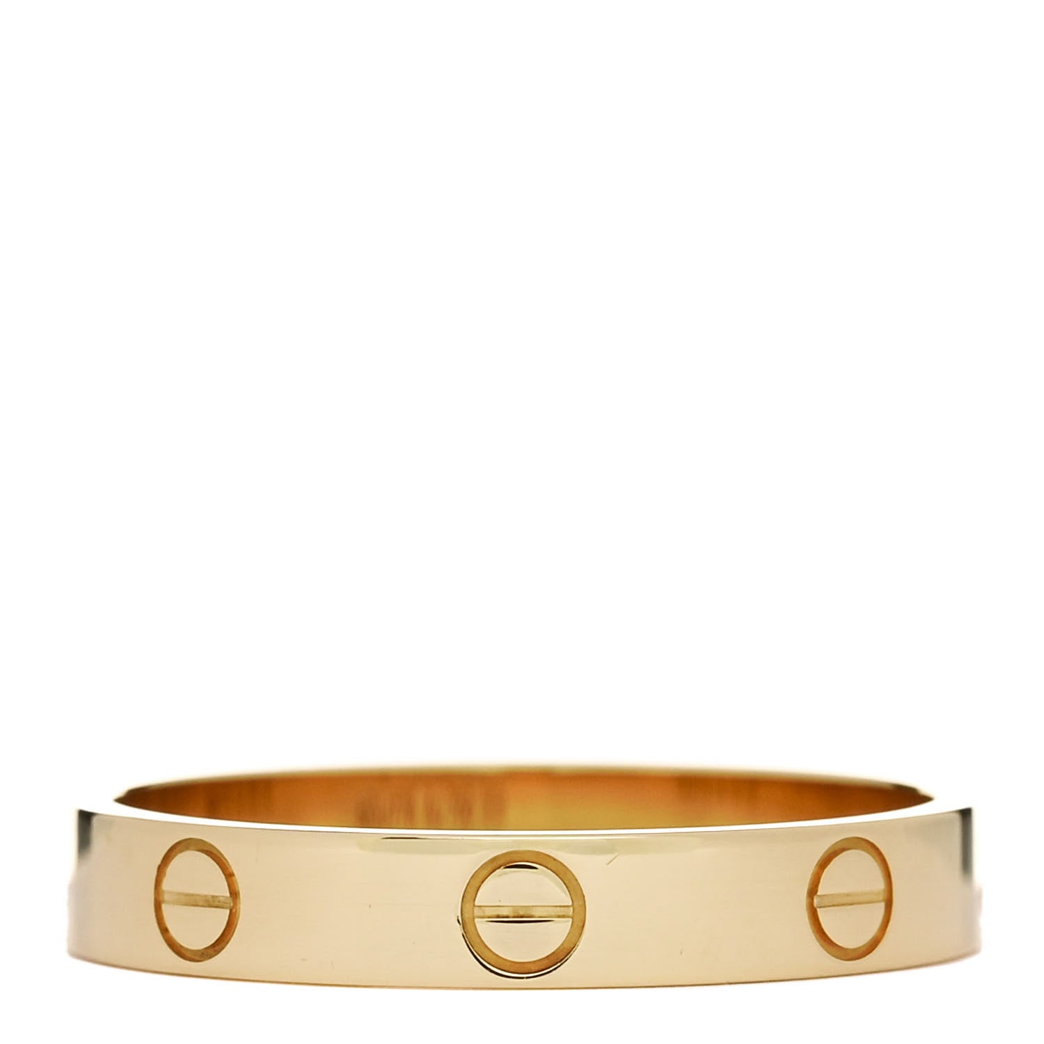 Cartier 18K Yellow Gold 3.5mm LOVE Wedding Band Ring 61 9.5 3 of 4