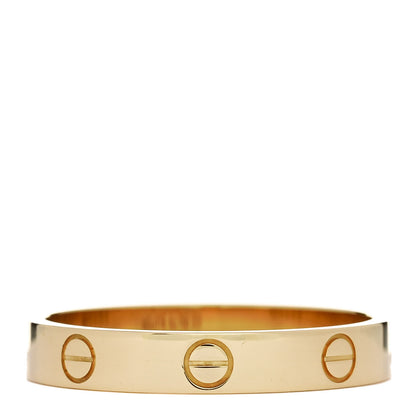 Cartier 18K Yellow Gold 3.5mm LOVE Wedding Band Ring 61 9.5 3 of 4