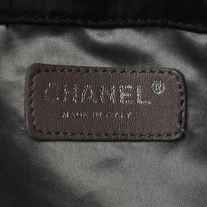 Chanel Satin Melrose Hobo Black 6 of 8
