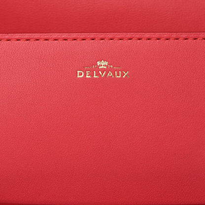 Delvaux Calfskin Mini Madame Crossbody Coral 6 of 7