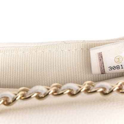 Chanel Caviar Quilted Belt Bag White 10 of 12