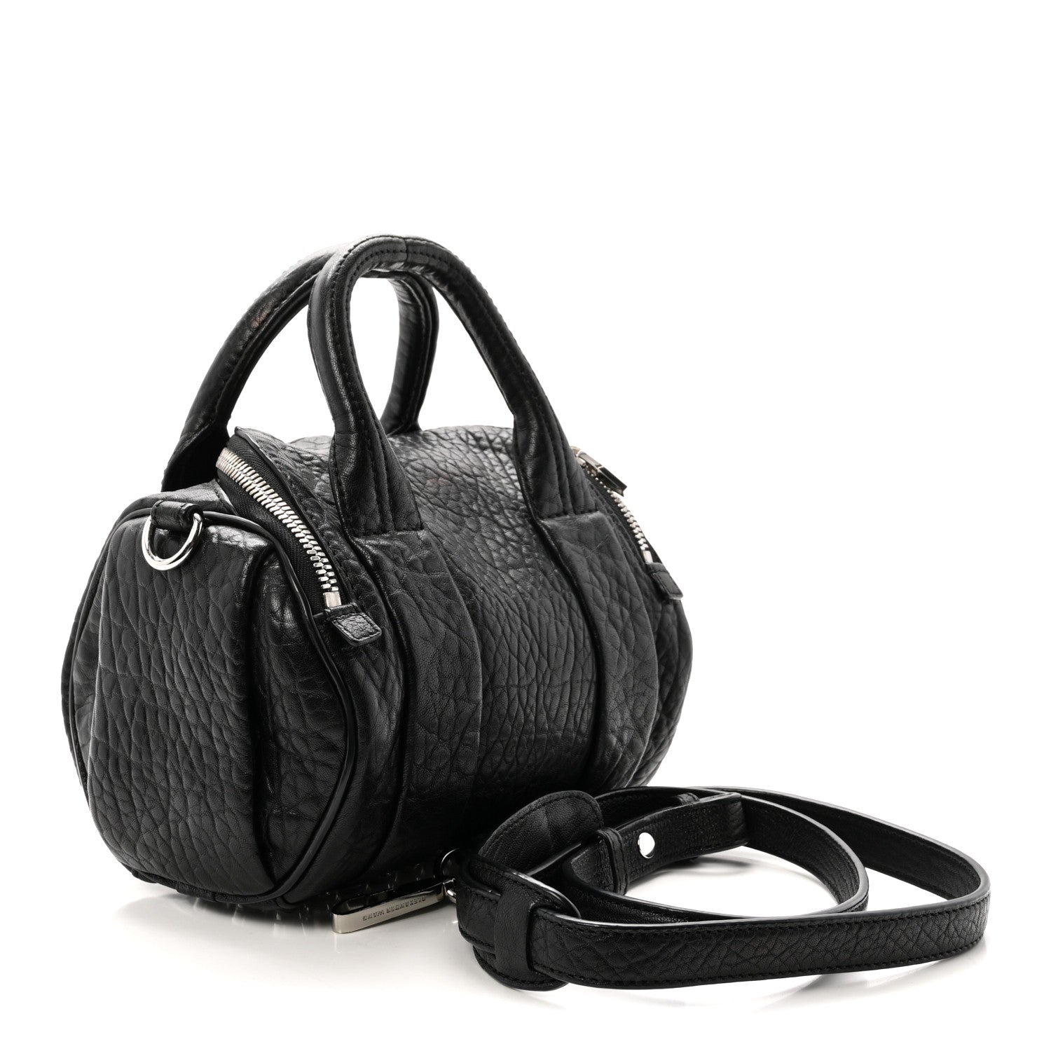 Alexander Wang Pebbled Lambskin Mini Rockie Black Rhodium Hardware Black Rhodium Hardware 3 of 9