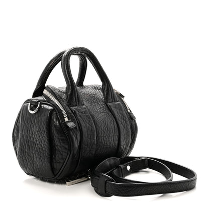 Alexander Wang Pebbled Lambskin Mini Rockie Black Rhodium Hardware Black Rhodium Hardware 3 of 9