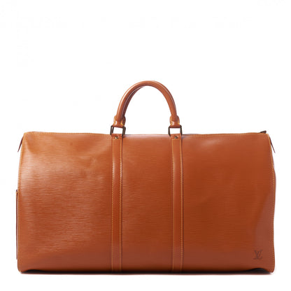 Louis Vuitton Epi Keepall 55 Cipango 1 of 9