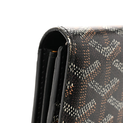 Goyard Goyardine Varenne Long Wallet Black 7 of 12