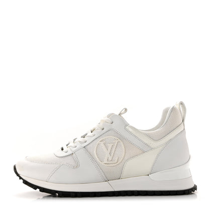 Louis Vuitton Calfskin Mesh Run Away Sneakers 37 White 1 of 10