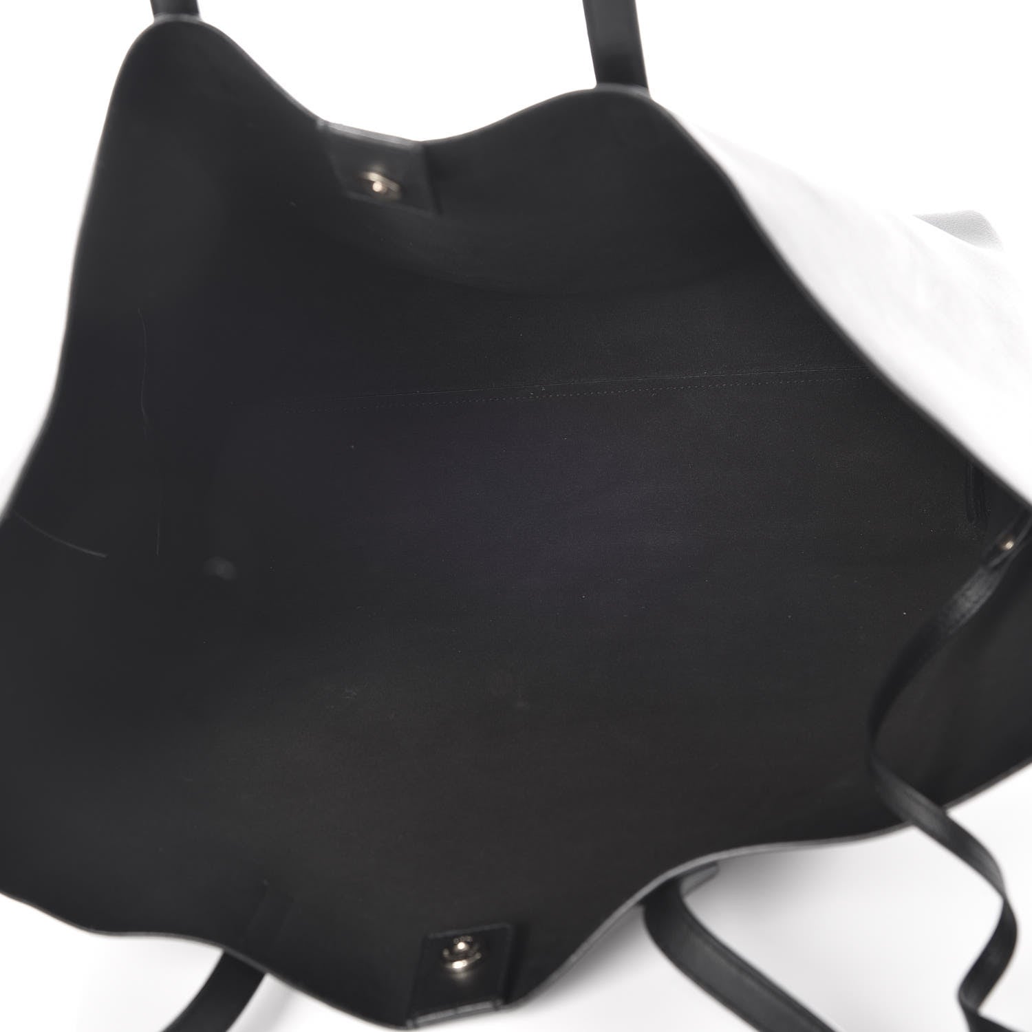 Saint Laurent Calfskin Large Shopping Tote Black 6 of 11