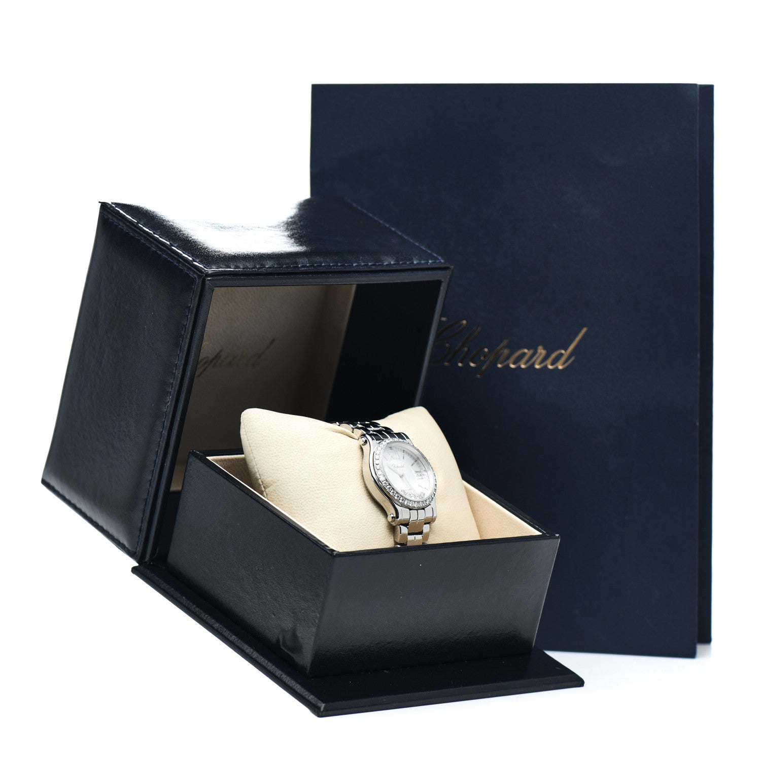 Chopard Stainless Steel Diamond Bezel 30mm Happy Sport Automatic Watch 5 of 5