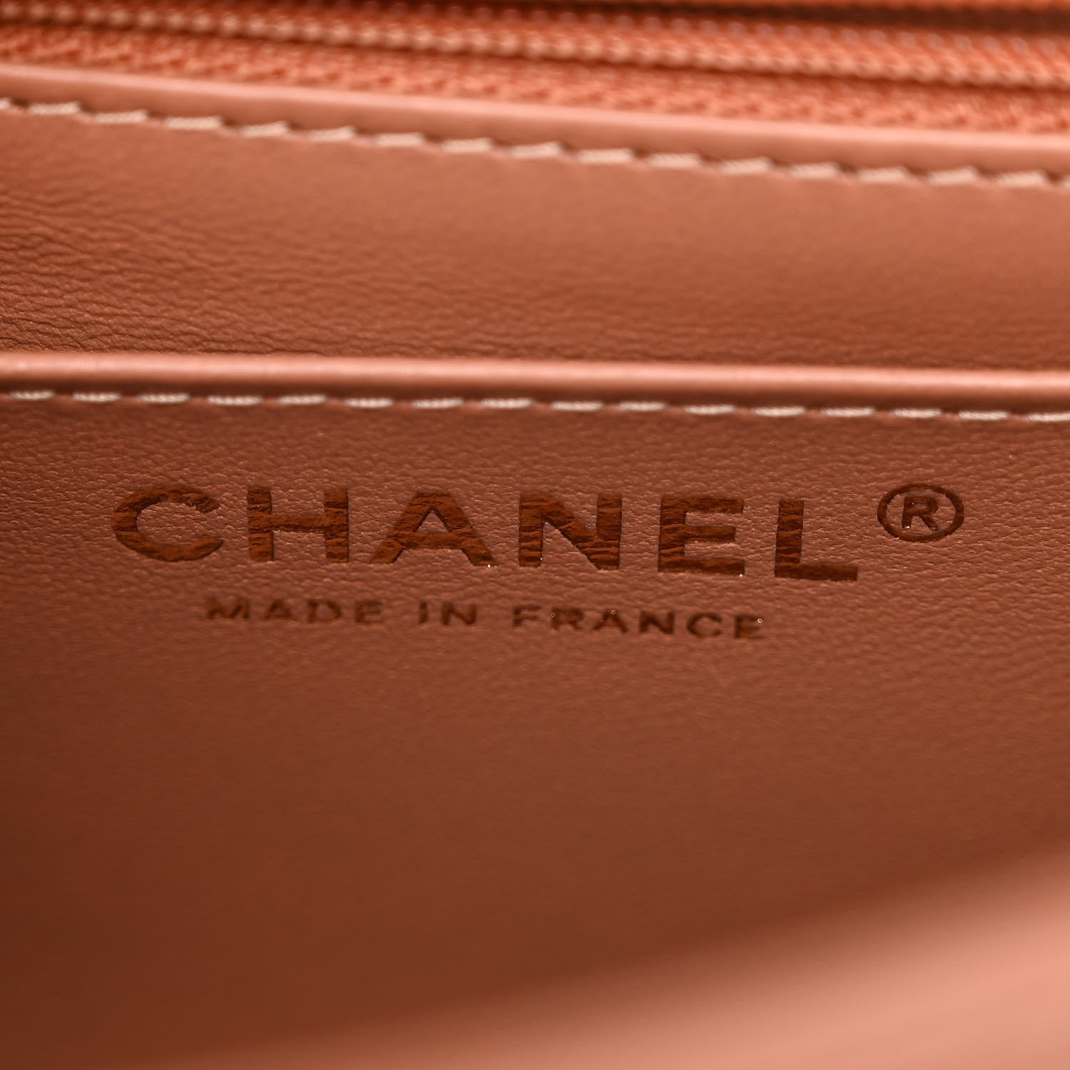 Chanel Lambskin Quilted Mini Square Flap Brown 6 of 12