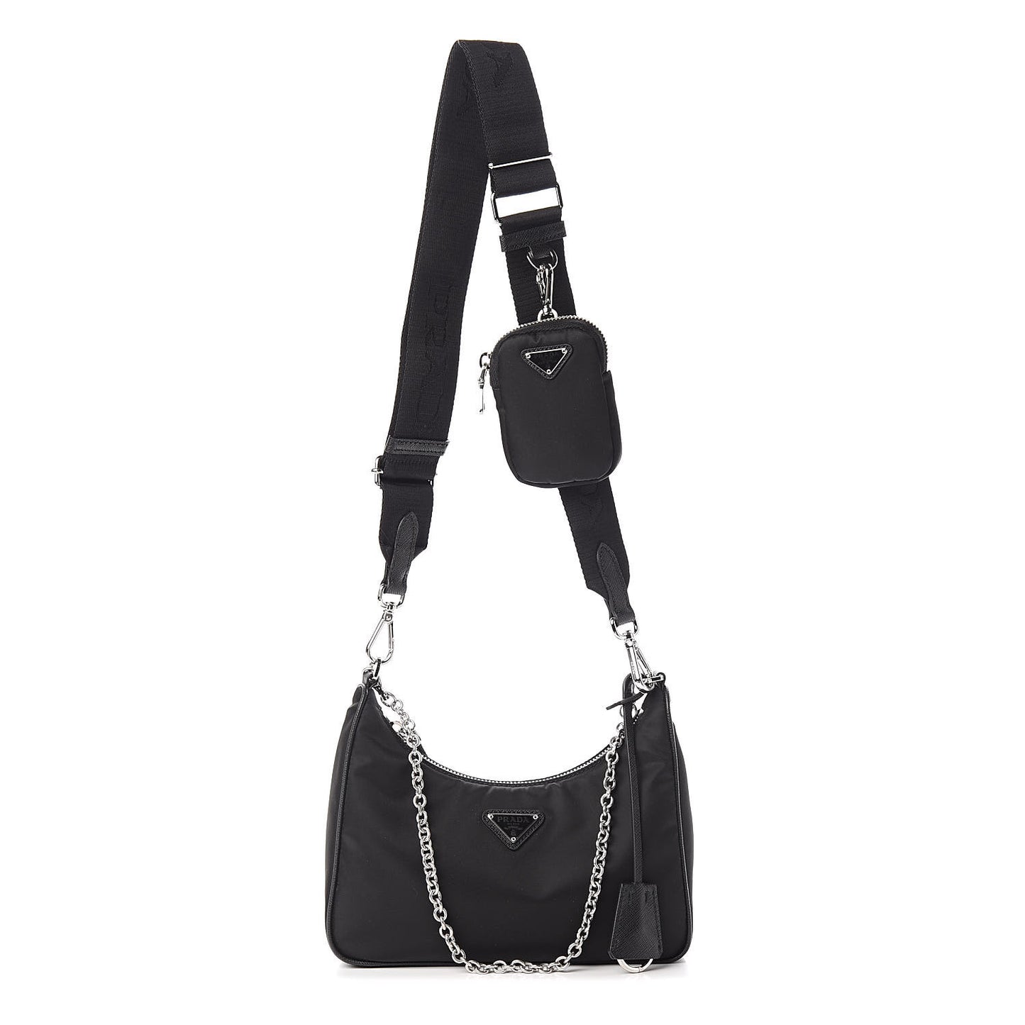 Nylon Re-Edition 2005 Shoulder Bag Black
