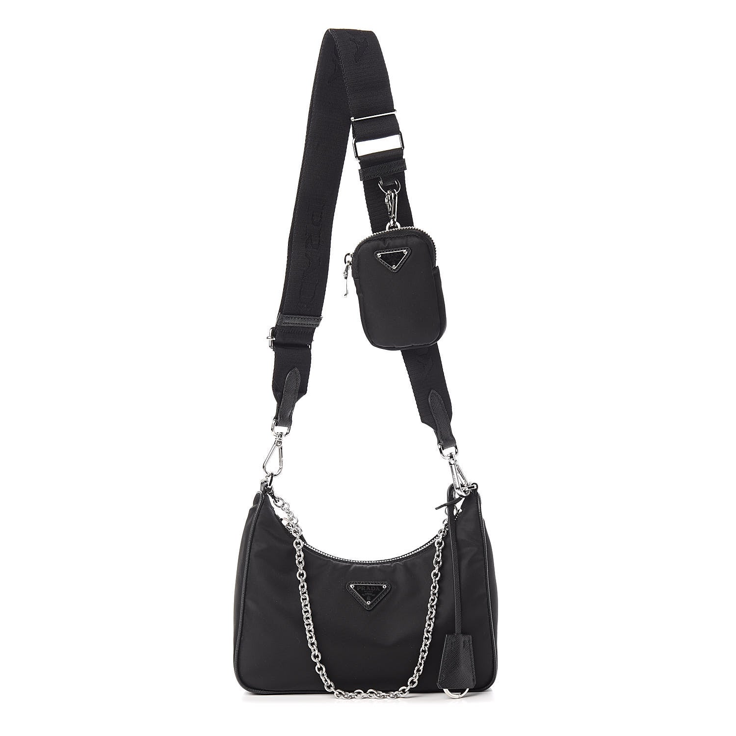 Prada Nylon Re-Edition 2005 Shoulder Bag Black 1 of 9