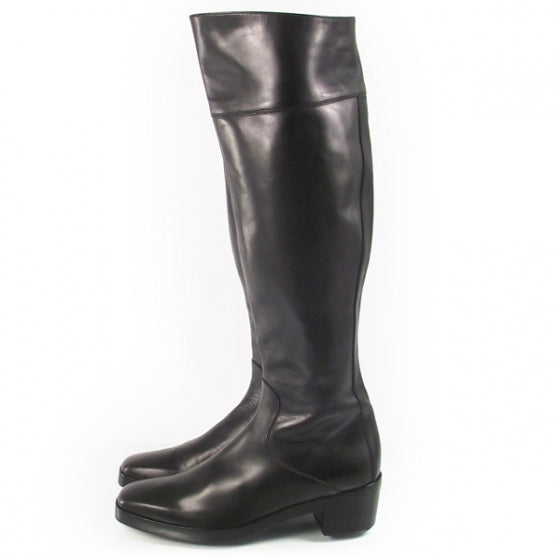 Balenciaga Leather Tall Extended Calf Boots 36 Black 5 of 5