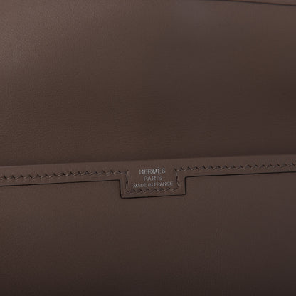 Hermes Swift Jige Duo Clutch Gris Asphalte 9 of 10