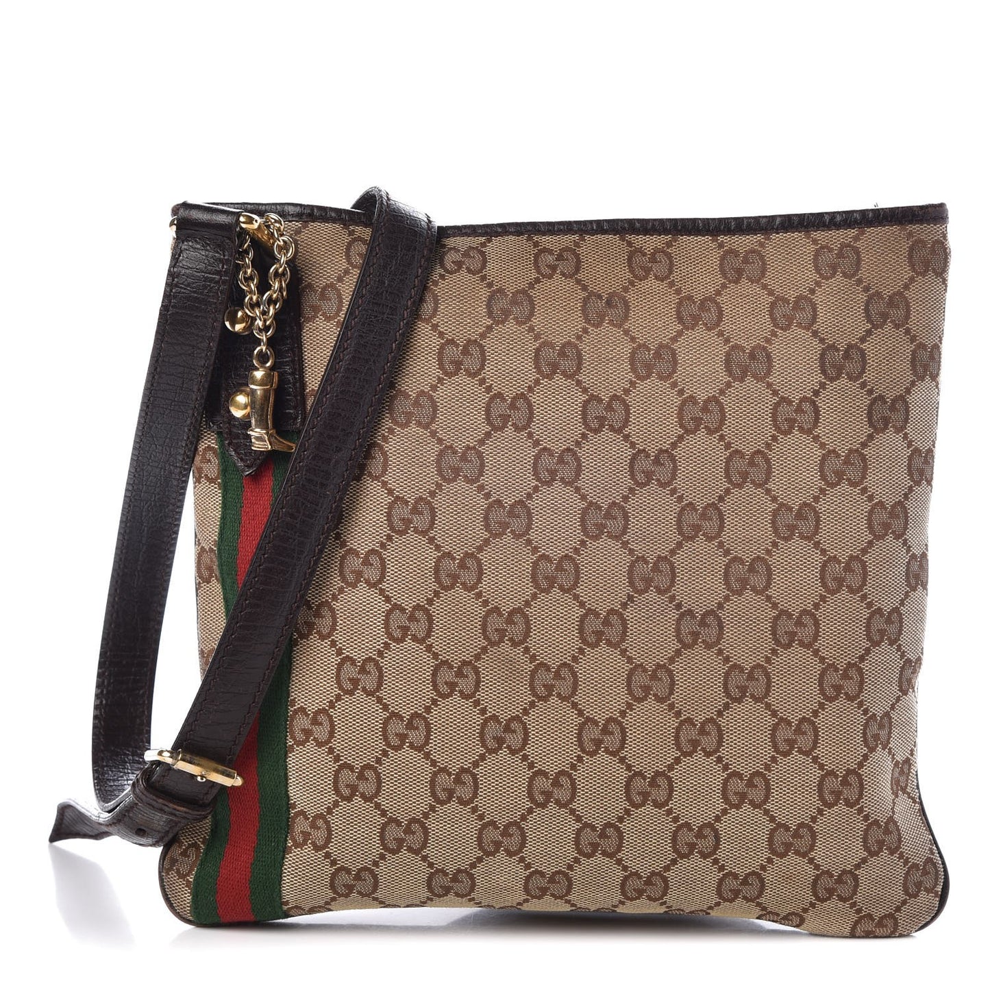 Monogram Web Jolicoeur Charms Messenger Dark Brown