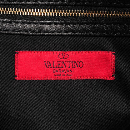 Valentino Garavani Nappa Double Pocket Bow Tote Black 6 of 7