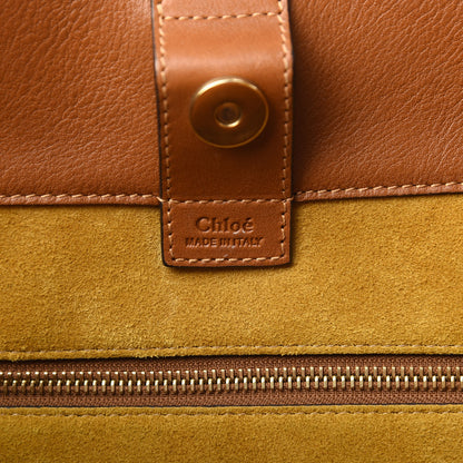 Chloe Smooth Calfskin Medium Milo Shopping Tote Caramel 6 of 12