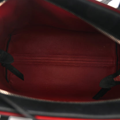 Prada Saffiano Cuir Shopping Tote Black Fuoco 6 of 17