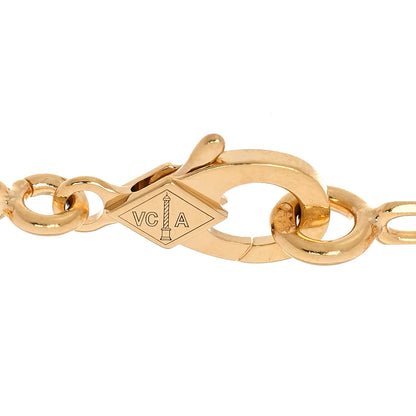 Van Cleef & Arpels 18K Yellow Gold Black Onyx 5 Motifs Vintage Alhambra Bracelet 3 of 6