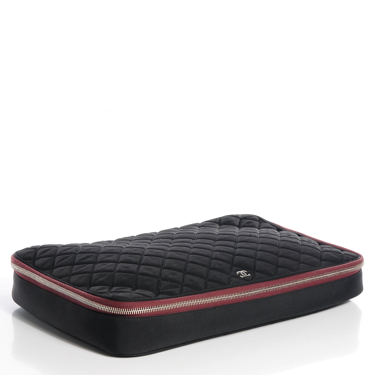 Chanel Nylon Quilted Laptop Case Black 4 of 9