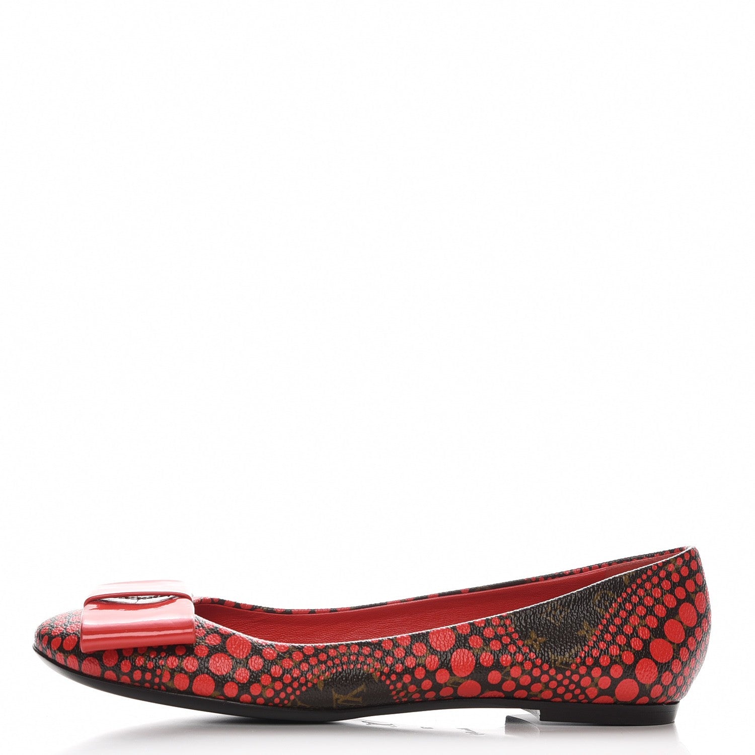 Louis Vuitton Monogram Kusama Town Flats 37 Red 1 of 8