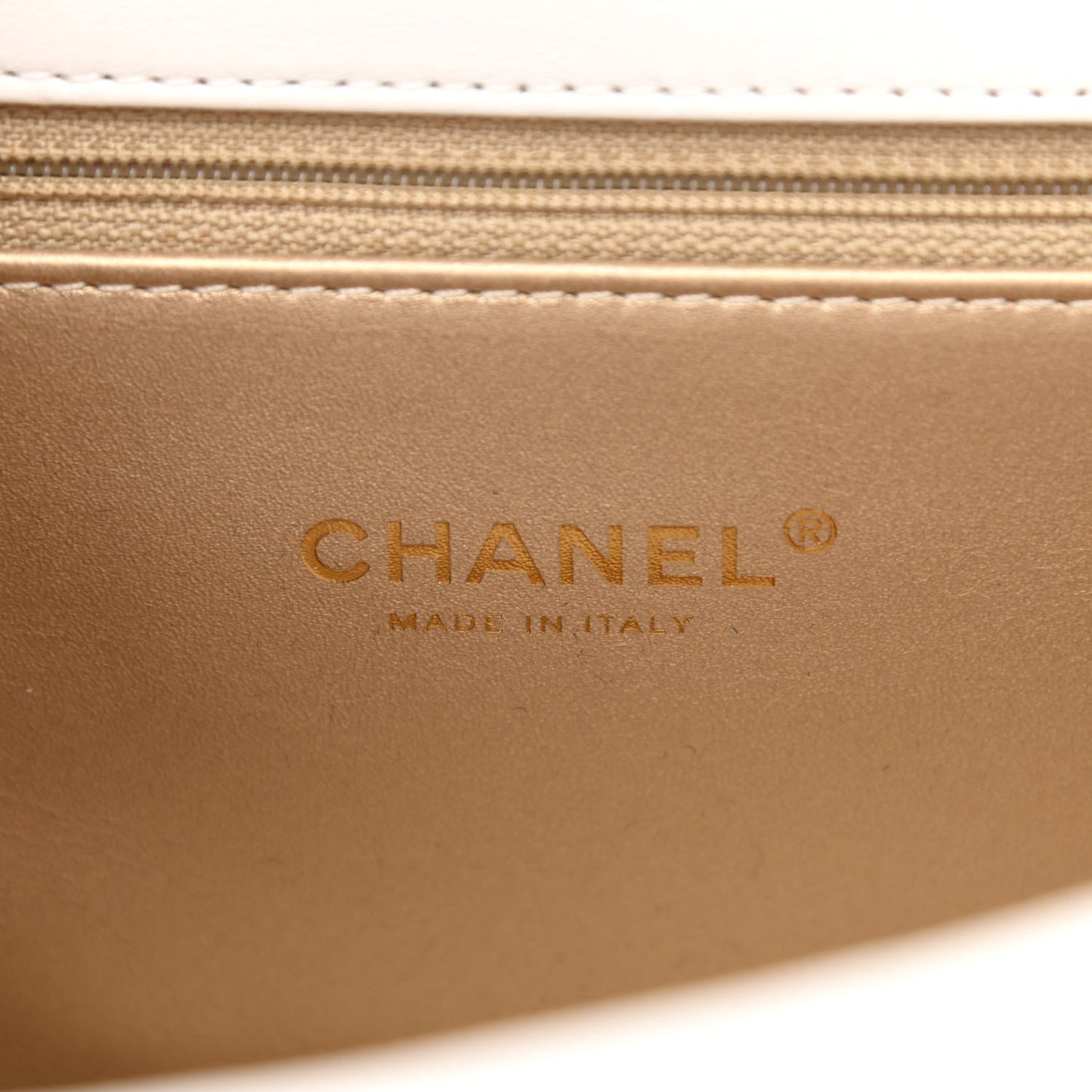 Lambskin Quilted La Parisienne Top Handle Flap White