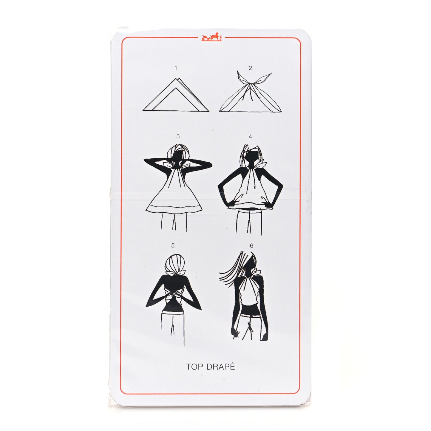 Knotting Cards Cartes A Nouer Carre Scarf Guide