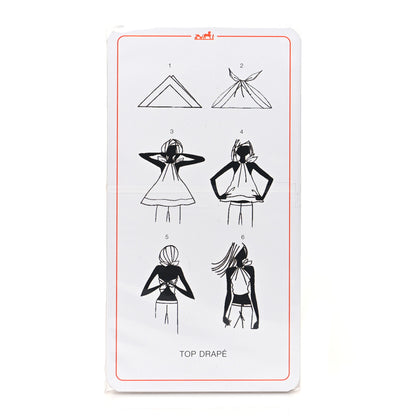 Hermes Knotting Cards Cartes A Nouer Carre Scarf Guide 3 of 4