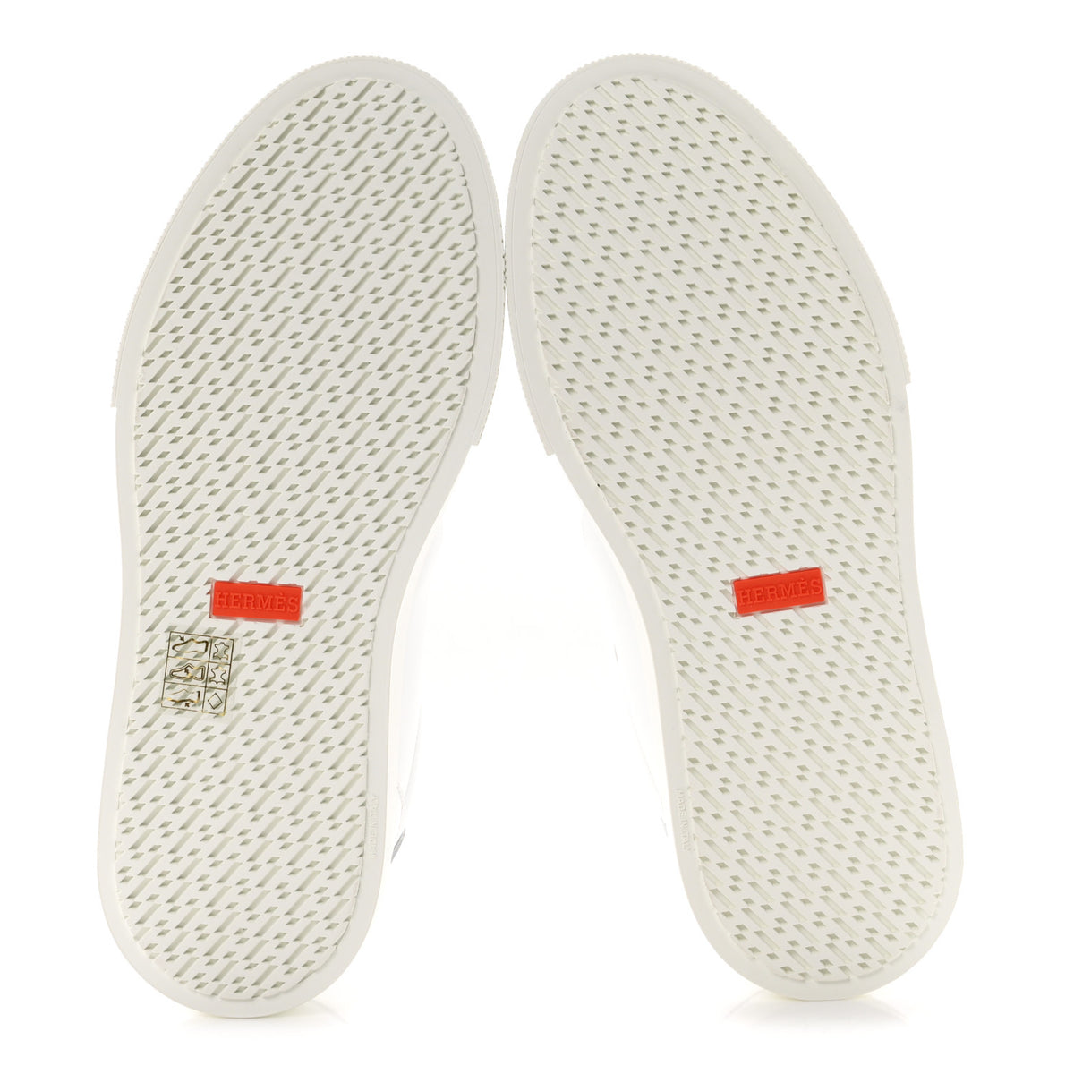 Hermes Calfskin Day Sneakers 38 White 6 of 10