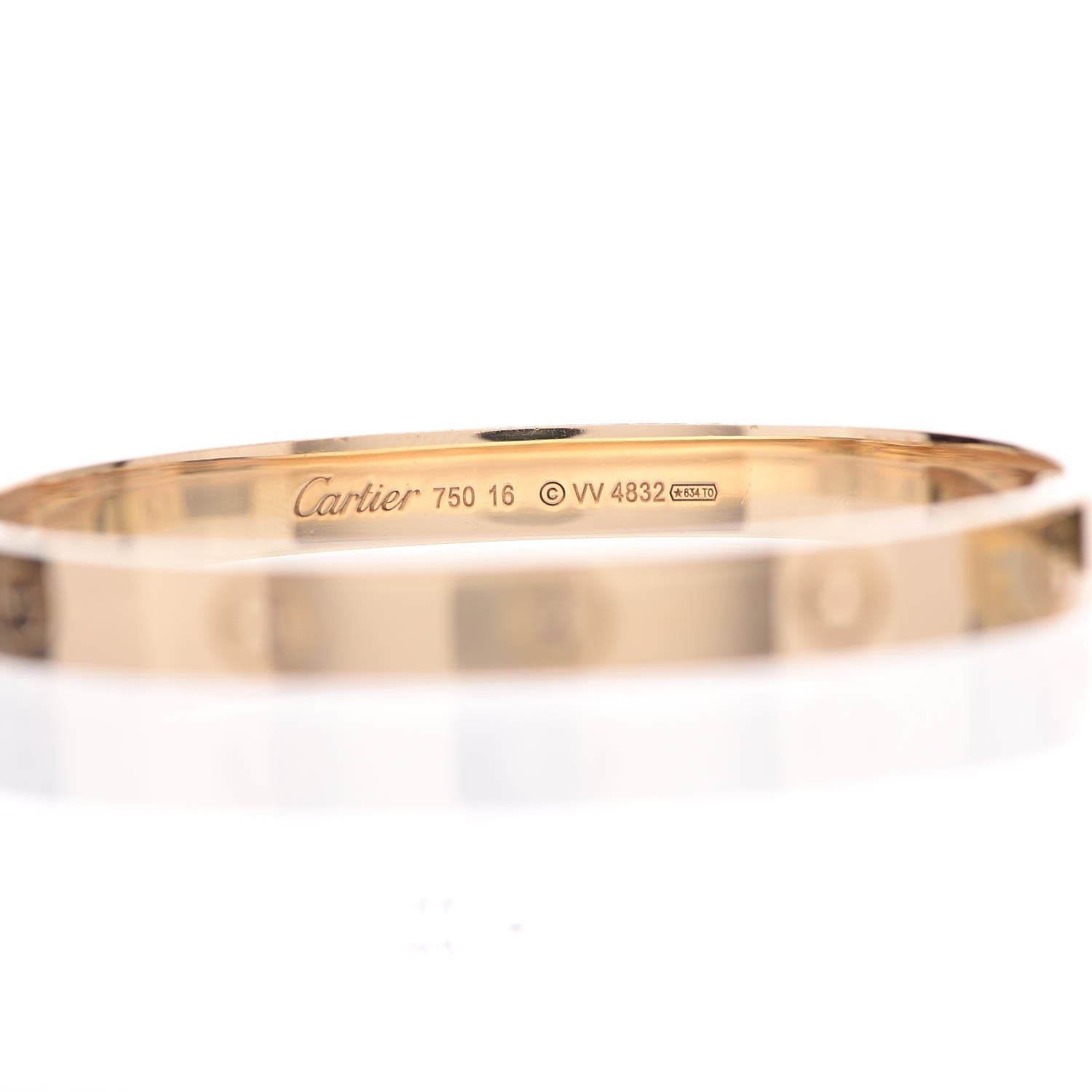 Cartier 18K Yellow Gold LOVE Bracelet 16 5 of 5