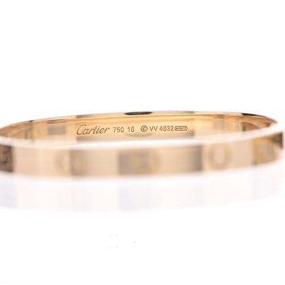 Cartier 18K Yellow Gold LOVE Bracelet 16 5 of 5