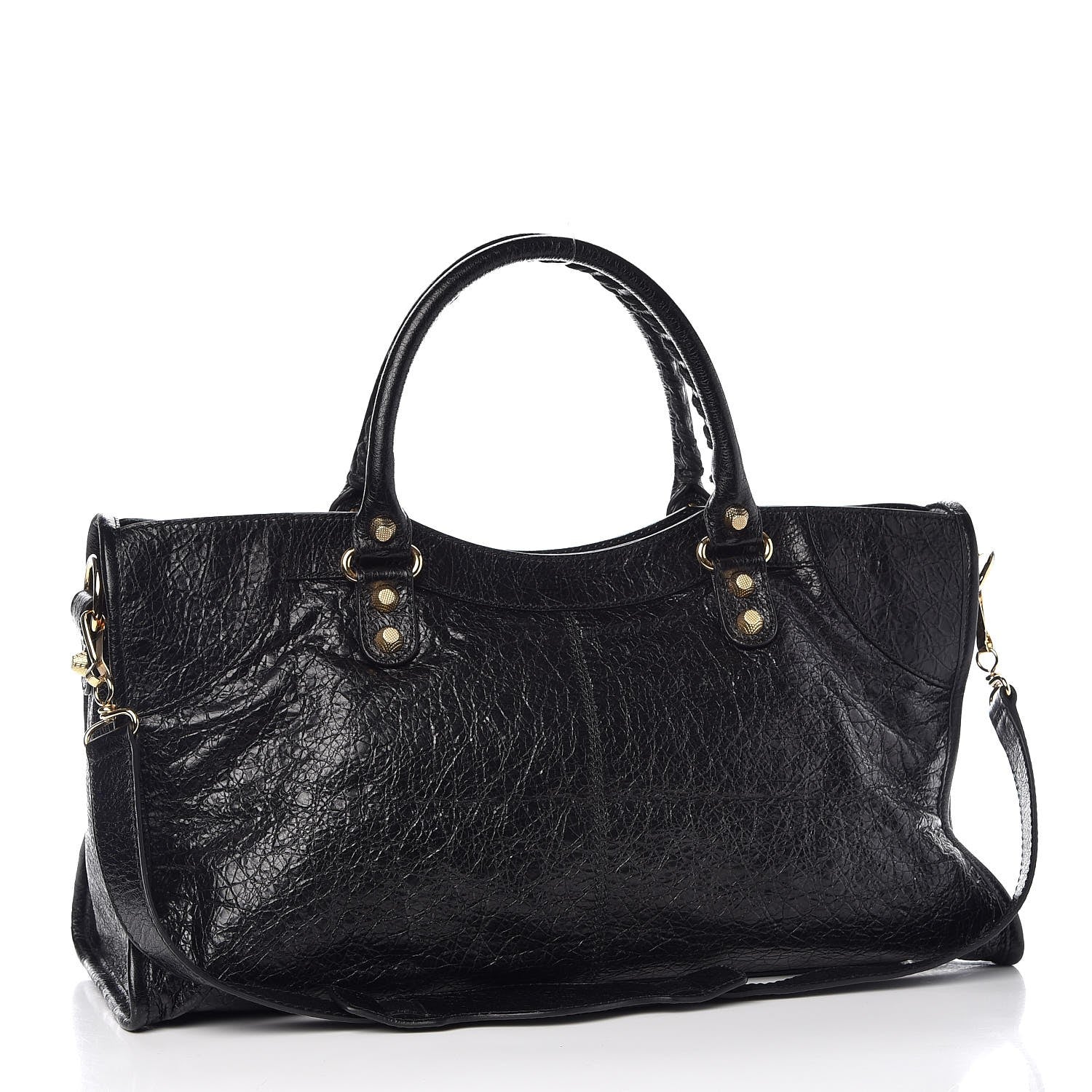 Balenciaga Agneau Giant 12 Gold Hardware Part Time Black 4 of 9