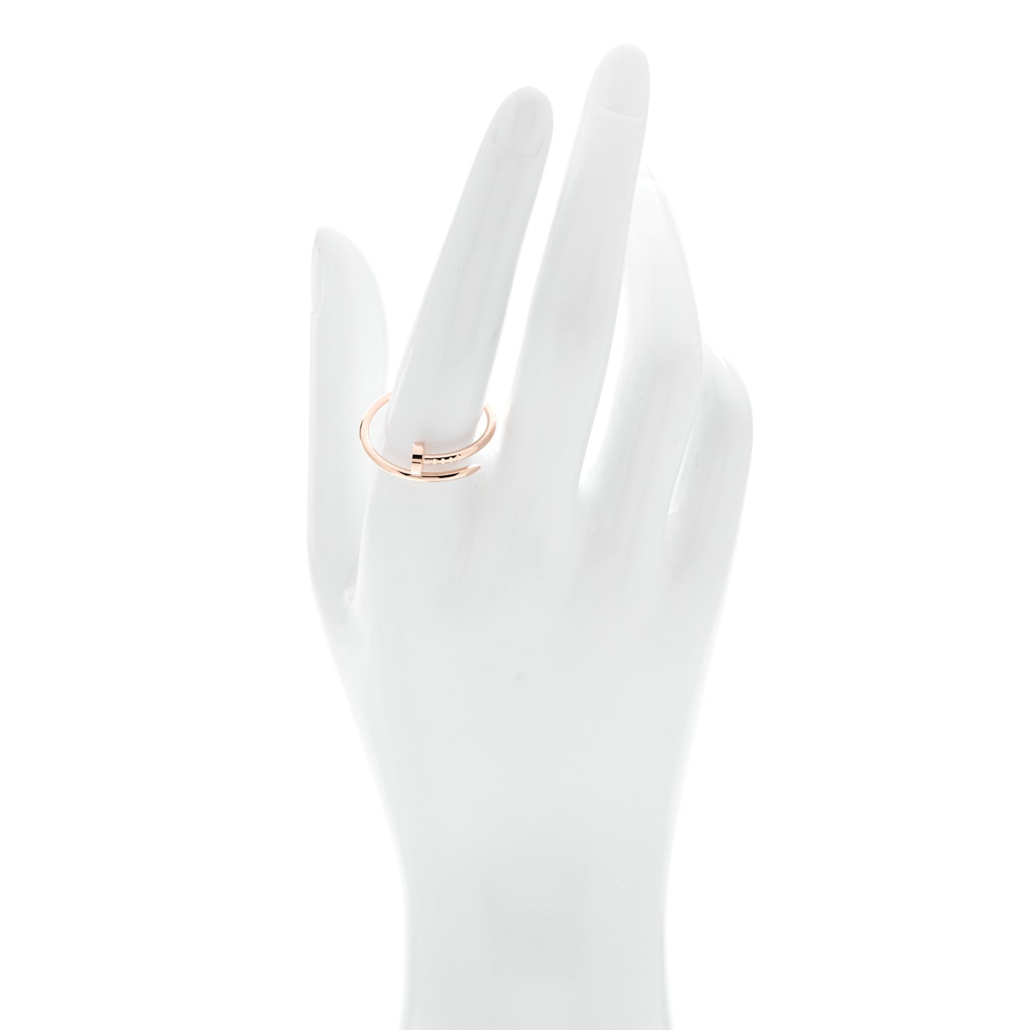 18K Pink Gold Small Juste Un Clou Ring 62 10