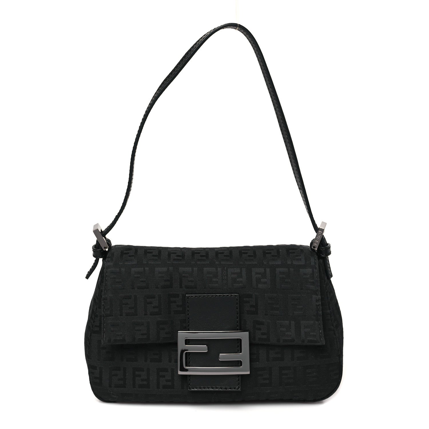 Fendi Zucchino Mini Mama Baguette Black 1 of 9