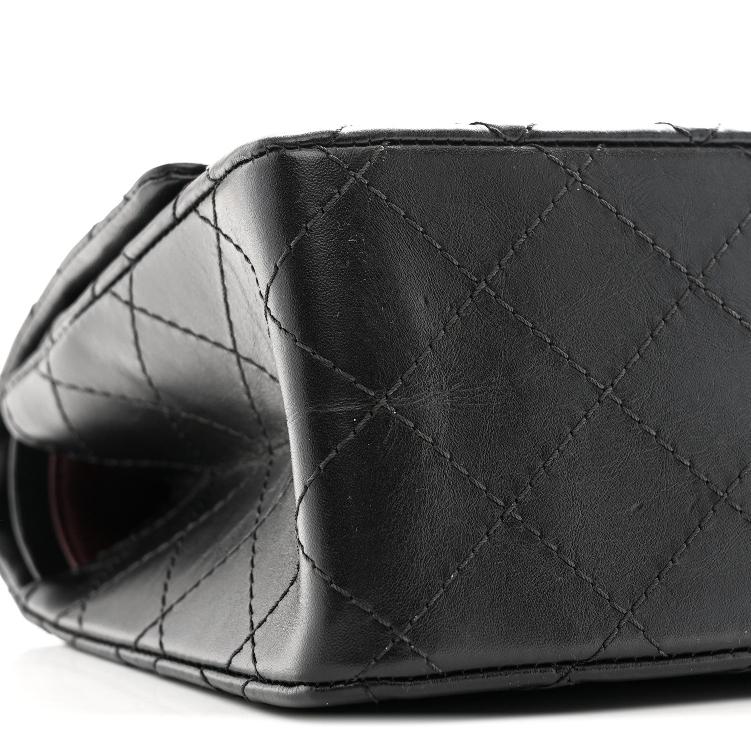 Chanel Aged Calfskin Quilted 2.55 Reissue 226 Flap Black 9 of 10