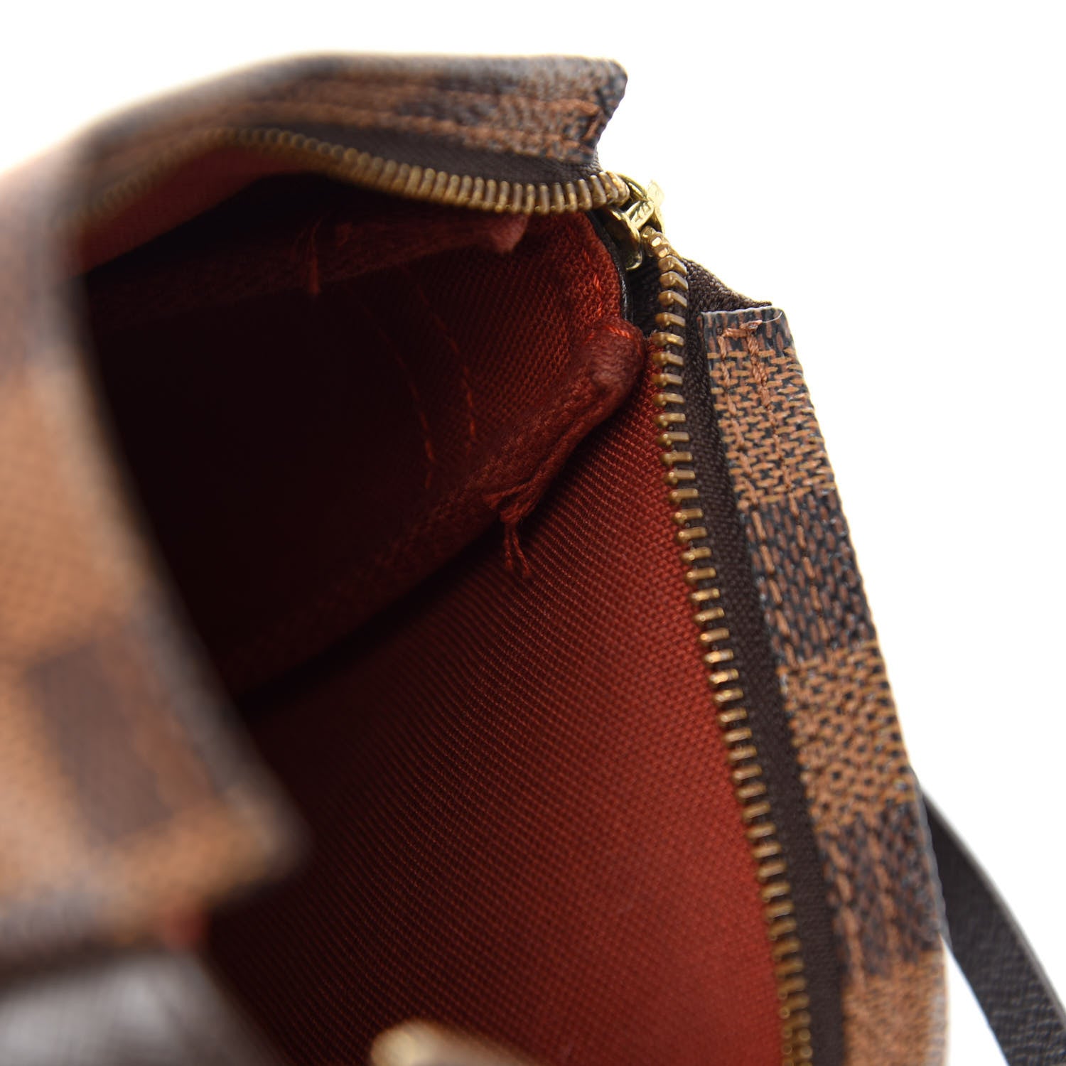 Louis Vuitton Damier Ebene Trousse Make Up Bag Pochette 7 of 10