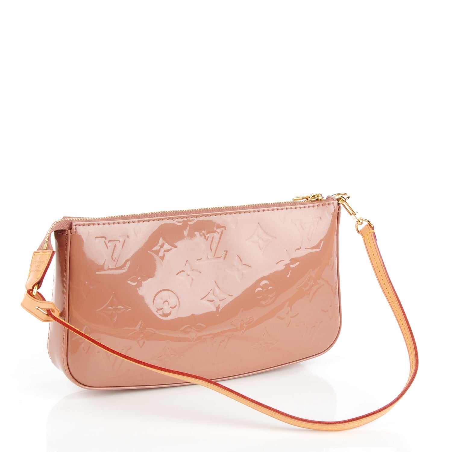 Louis Vuitton Vernis Pochette Accessories NM Rose Velours 3 of 7