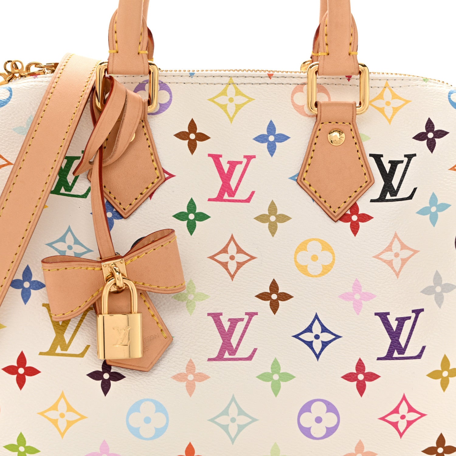 Louis Vuitton LV X TM Monogram Multicolor Speedy Bandouliere 25 White 7 of 13