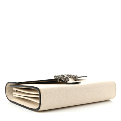 Gucci Dollar Calfskin Mini Dionysus Chain Wallet Mystic White 4 of 11
