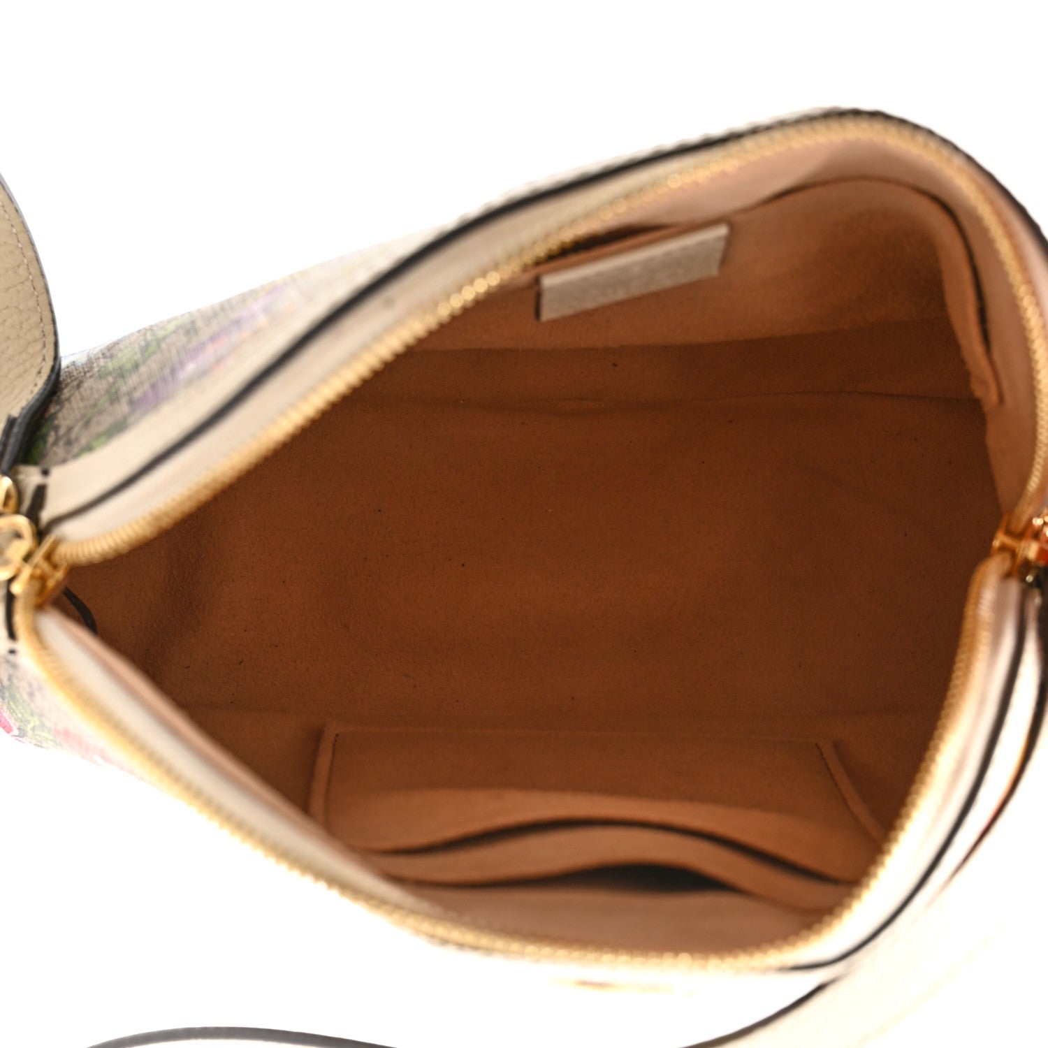 Gucci GG Supreme Monogram Flora Web GG Small Ophidia Dome Shoulder Bag White 5 of 11