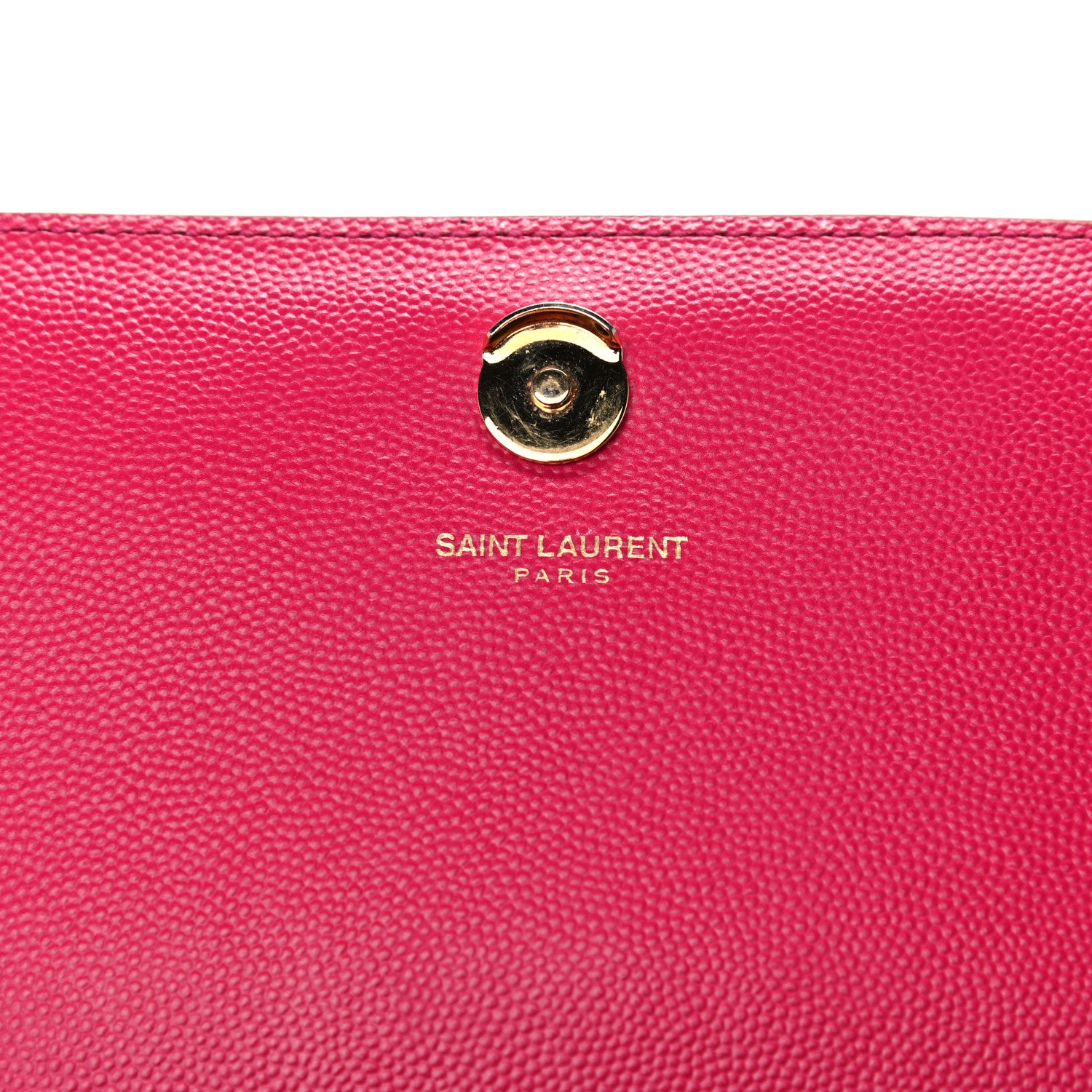 Saint Laurent Grain De Poudre Medium Monogram Kate Satchel Lipstick Fuchsia 13 of 18