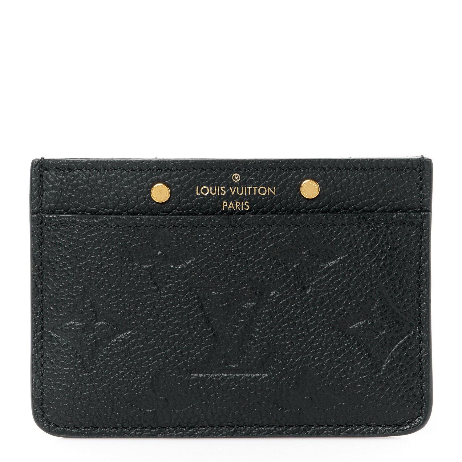 Louis Vuitton Empreinte Card Holder Black 1 of 10