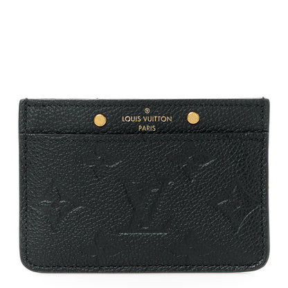 Louis Vuitton Empreinte Card Holder Black 1 of 10