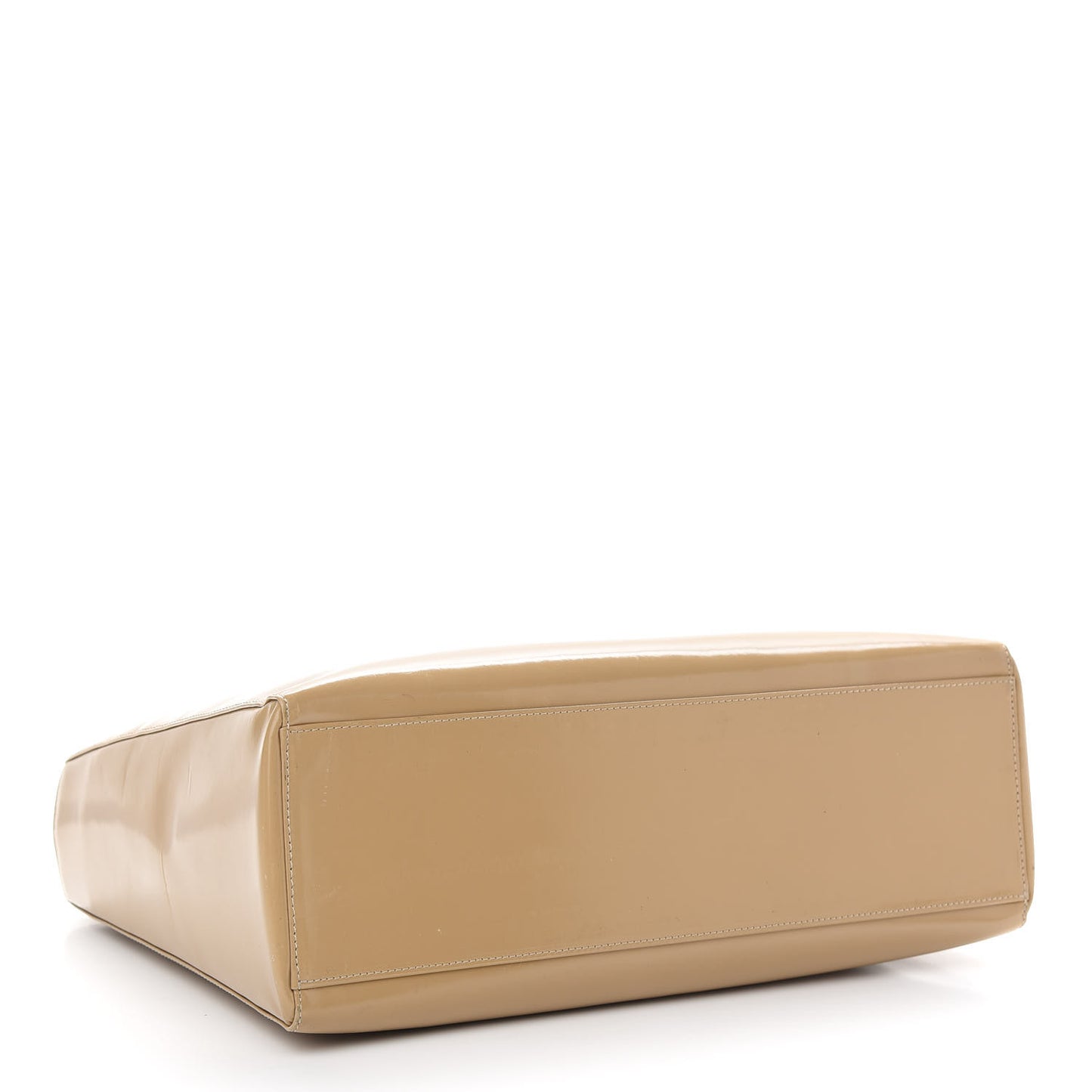 Patent Large Lady Dior Beige