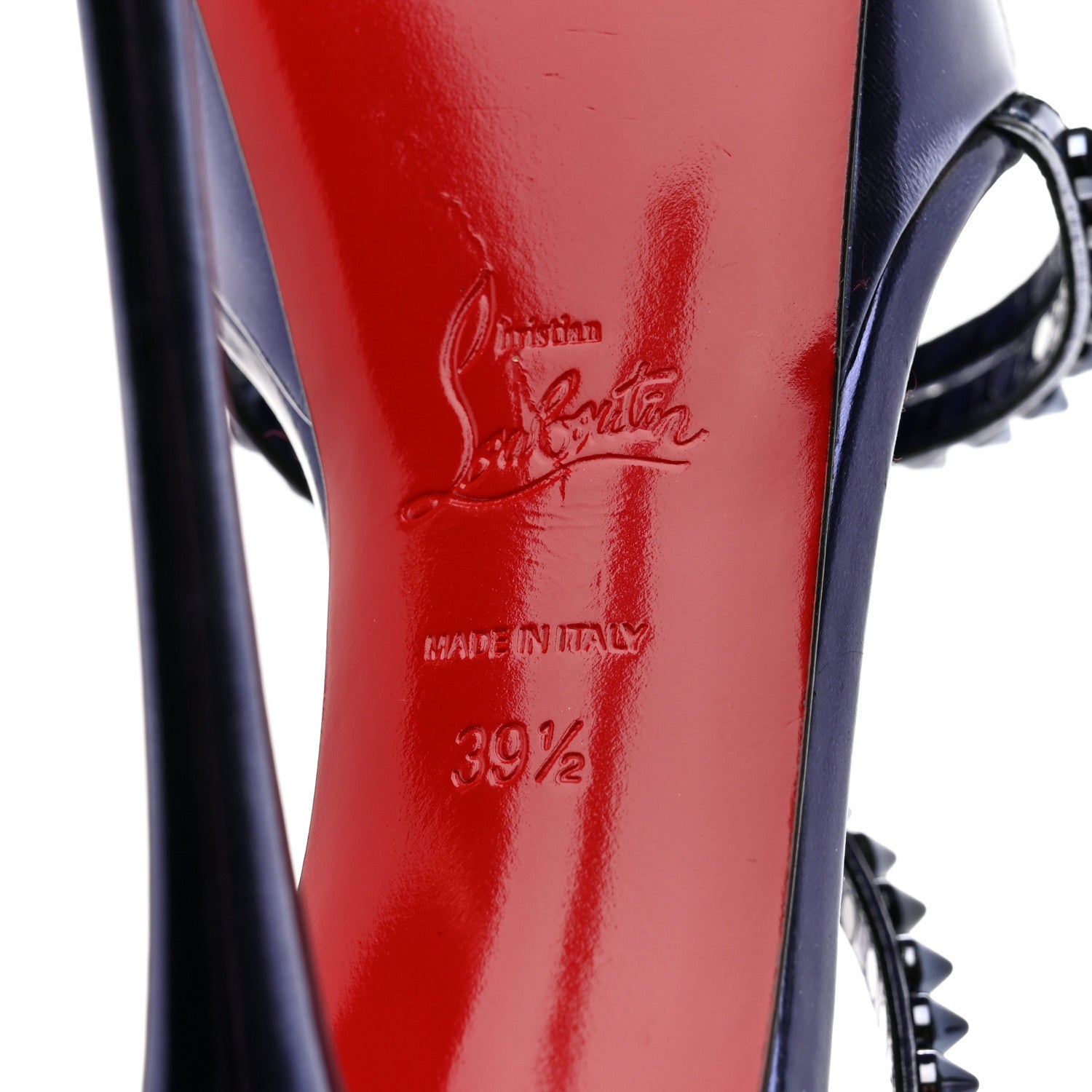 Christian Louboutin Specchio So Spike Alta 150 Sandals 39.5 By Night 7 of 8