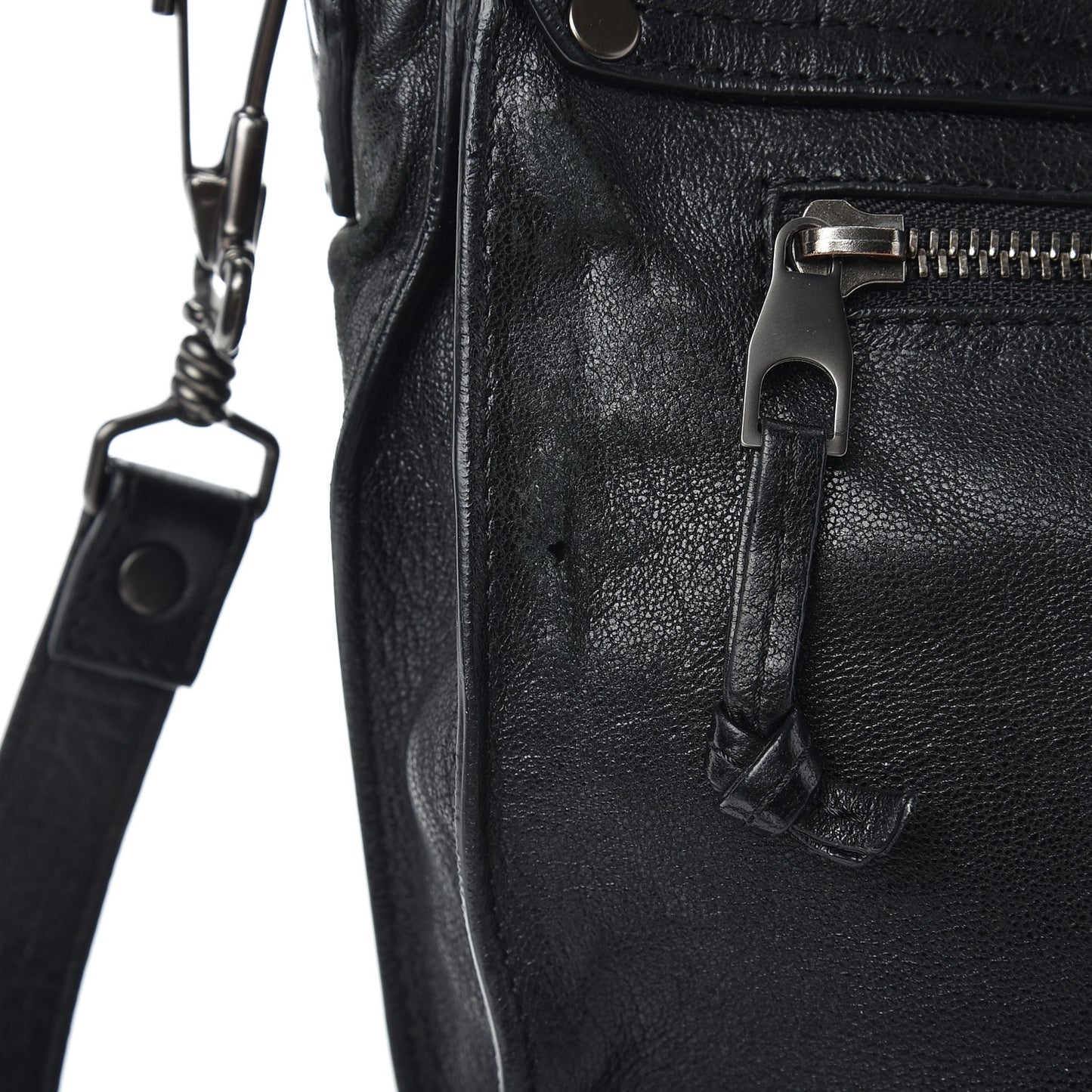 Lambskin Medium PS1 Satchel Black